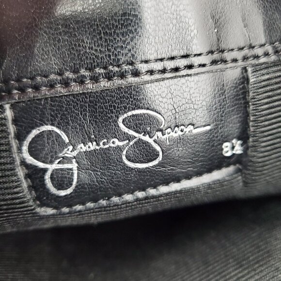 Unique Distressed Olive Green Leather Combat/Moto Boots | Multi-Strap Buckle 8.5 - Picture 8 of 11